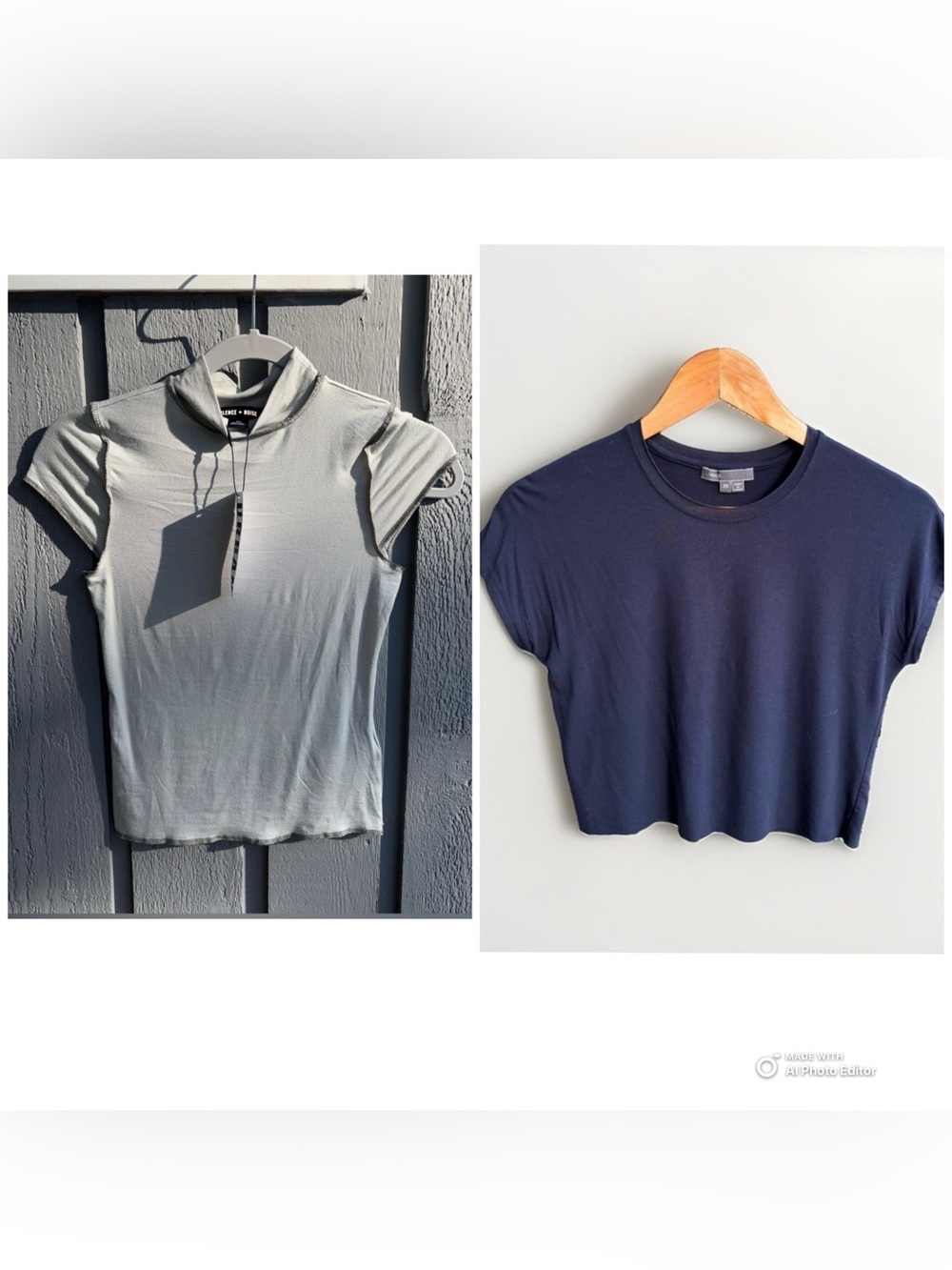NEW Urban Outfitters Silence + Noise Dana Mock Neck Top - Size M - Olive Green